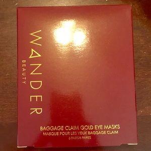 Baggage Claim Gold Eye Masks